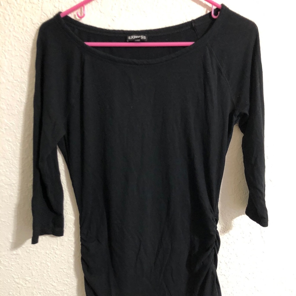 *SOLD* 3/4 Sleeve Ruched Blouse